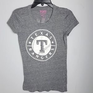 Women Pink Texas Rangers Shirt